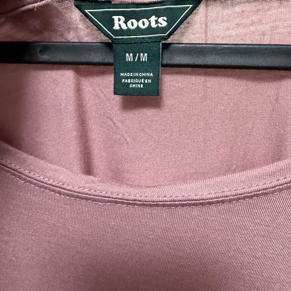 Roots Women's Dusty Rose Long Sleeve Shirt - Picture 3 of 4